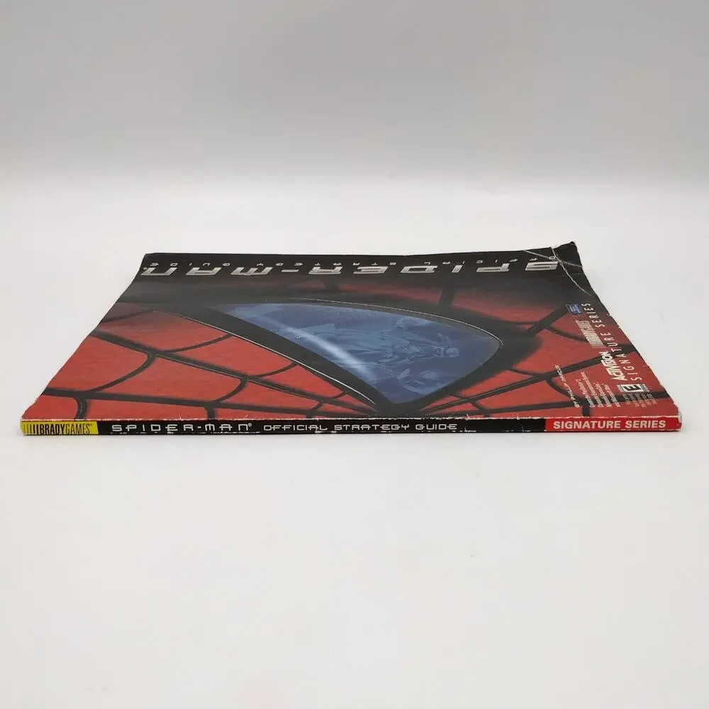 Spider-Man Video Game Official Strategy Guide BradyGames 2002 No Poster